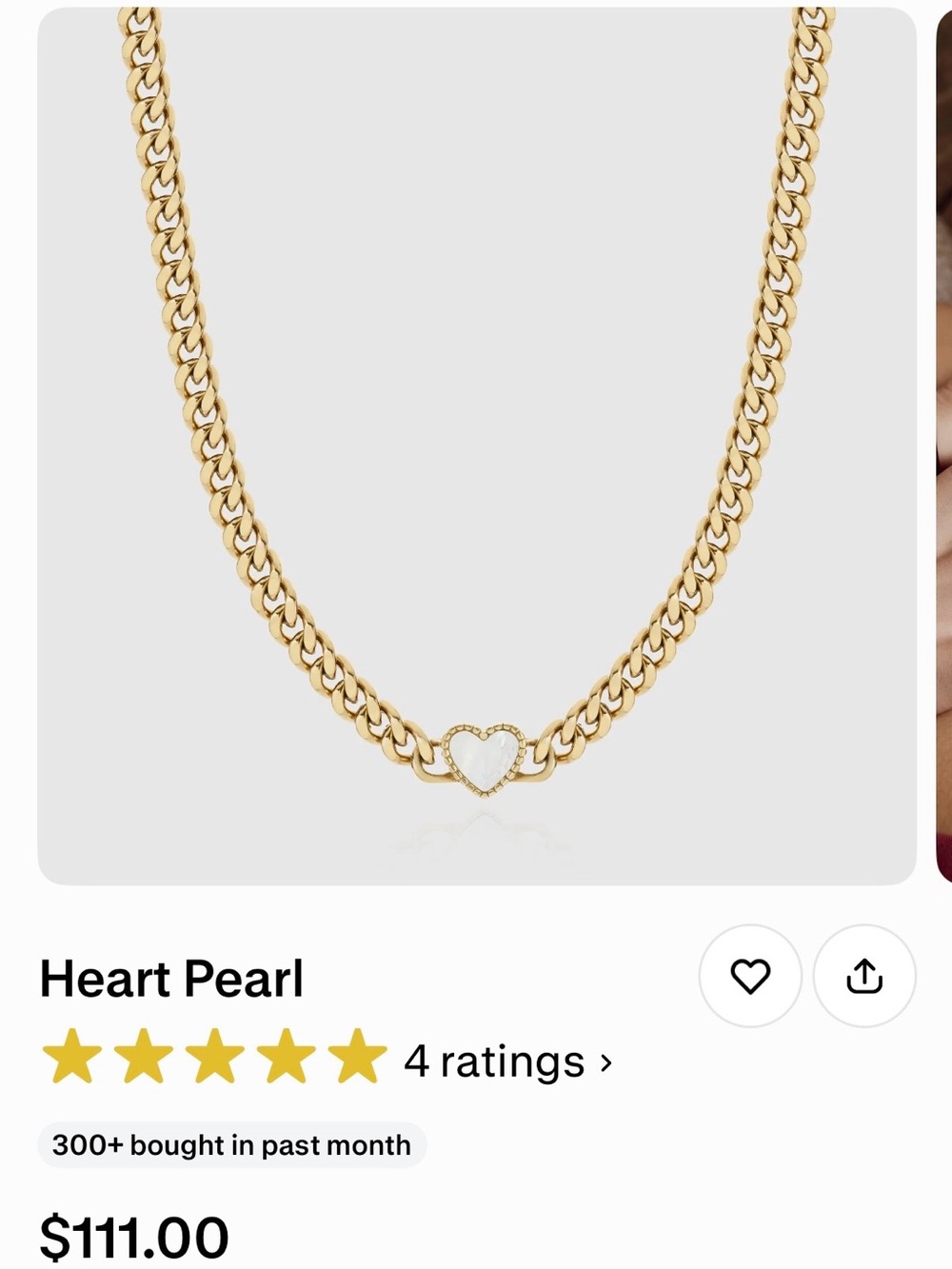 Gold Chain Necklace -